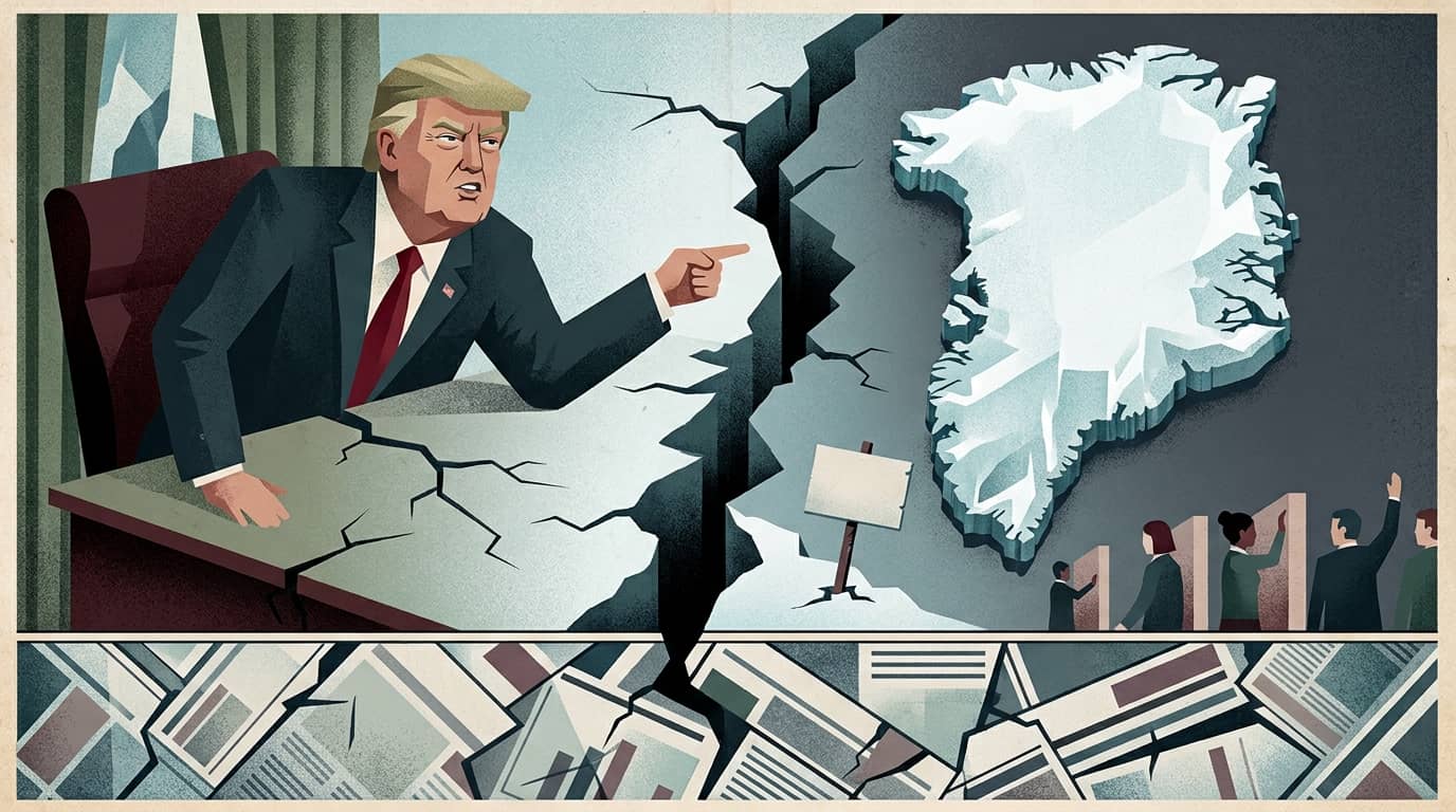 Trump Seeks Greenland With No Visit Set as Diplomatic Friction Persists