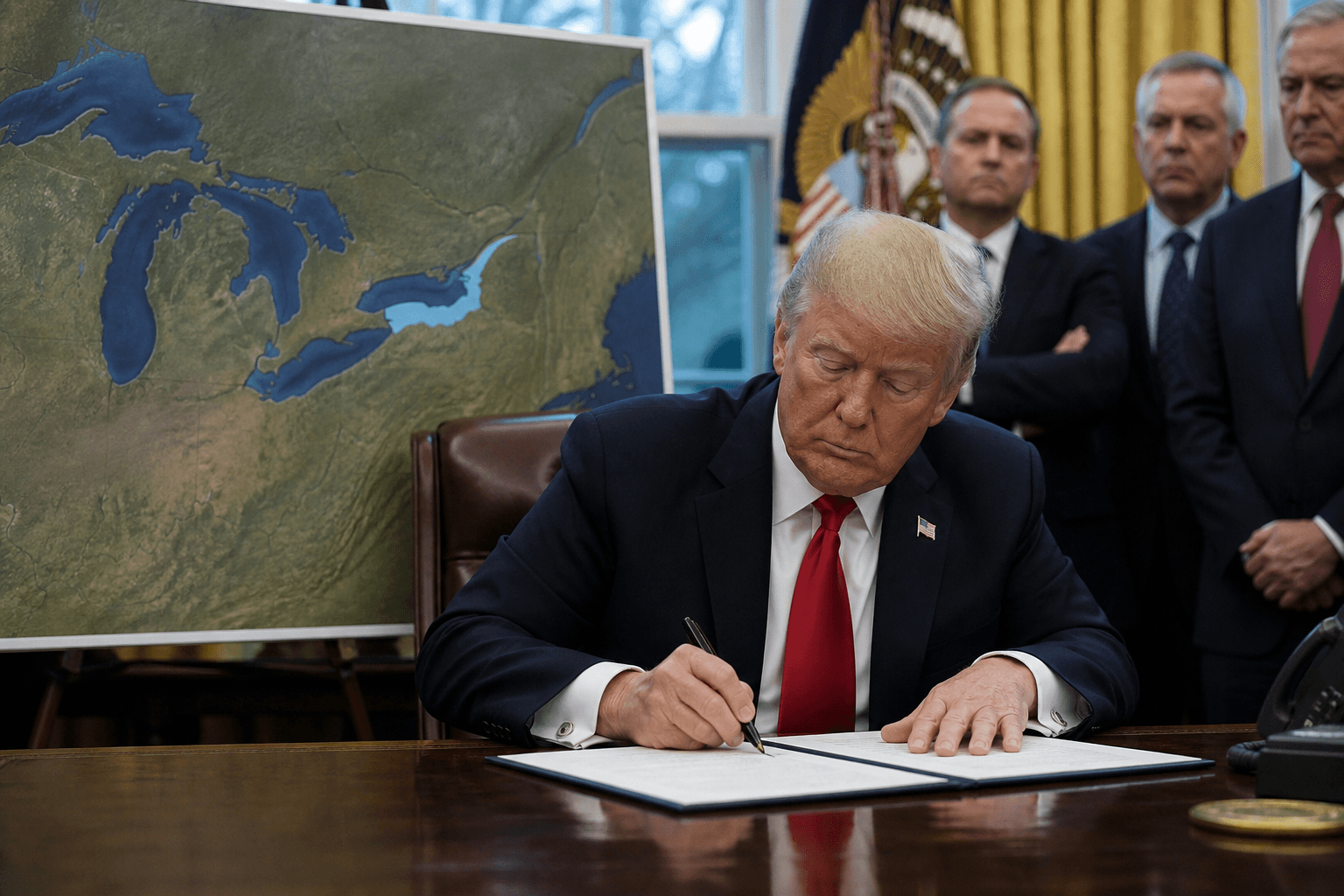 Trump's Lake America Order Turns a Trade Fight With Canada More Personal