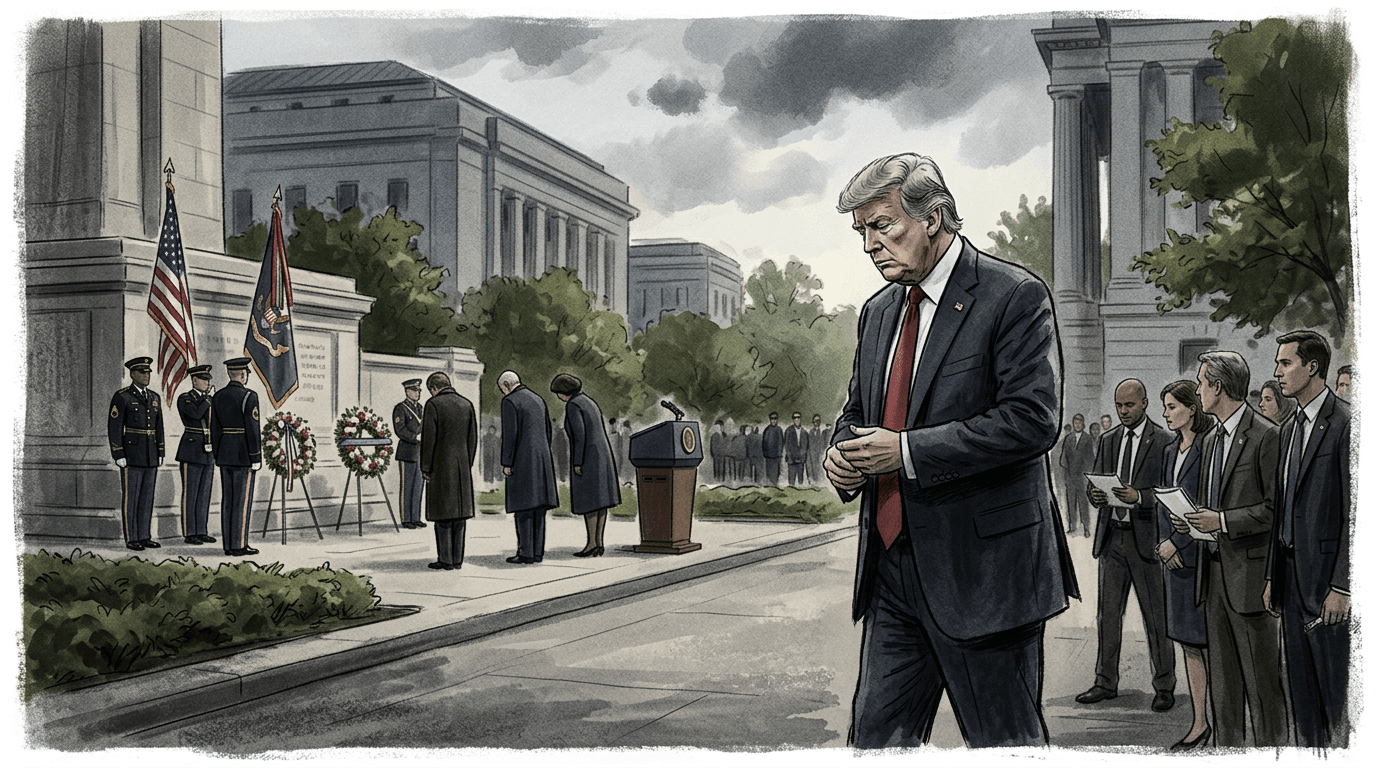 Trump Avoids Dance on Memorial Day After White House Schedule Focuses on Ceremony and Medical Exam