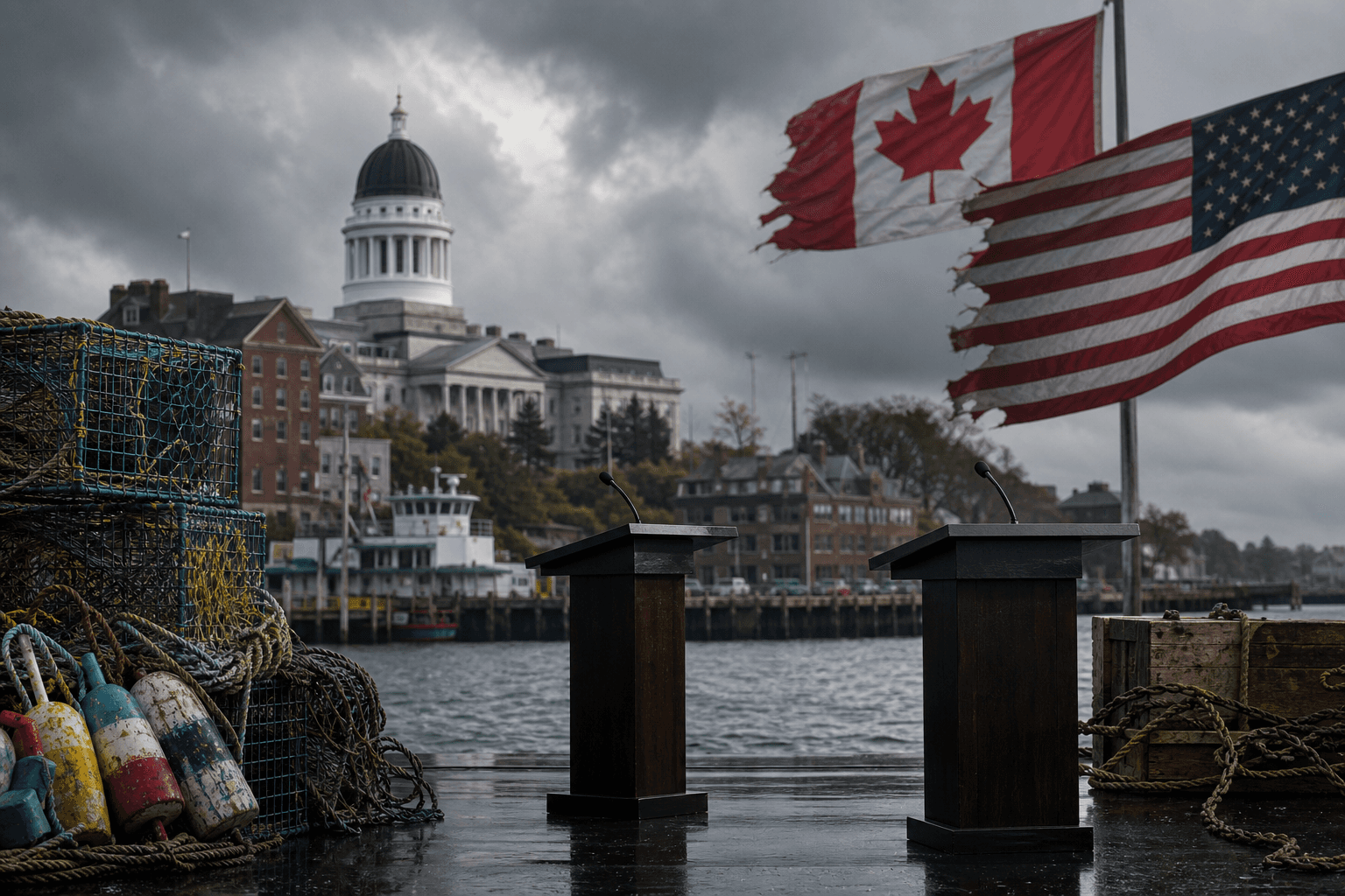 Maine's Senate Race Tightens as Tariffs and Debates Redraw the Contest