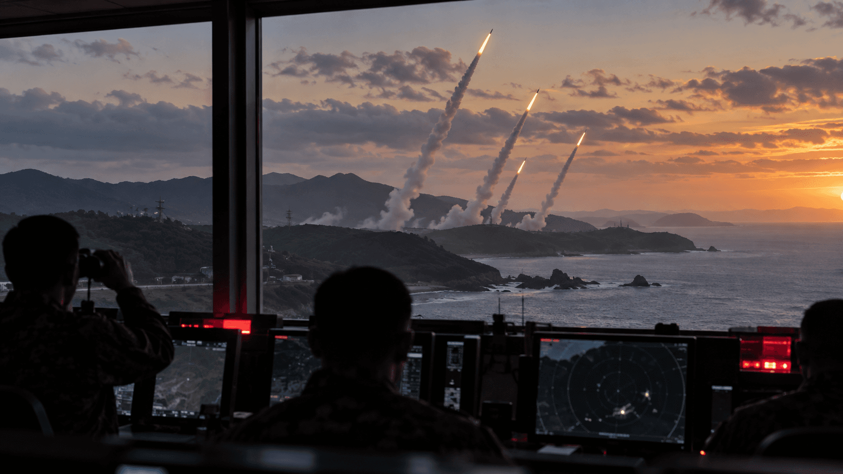 North Korea Fires New Missile Salvo After Trilateral Military Drills