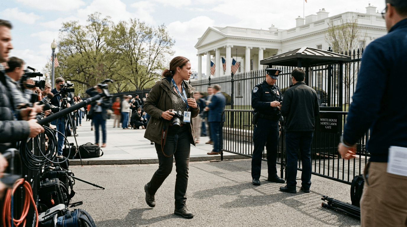 Reporters are back at the White House, but the press ban is not settled