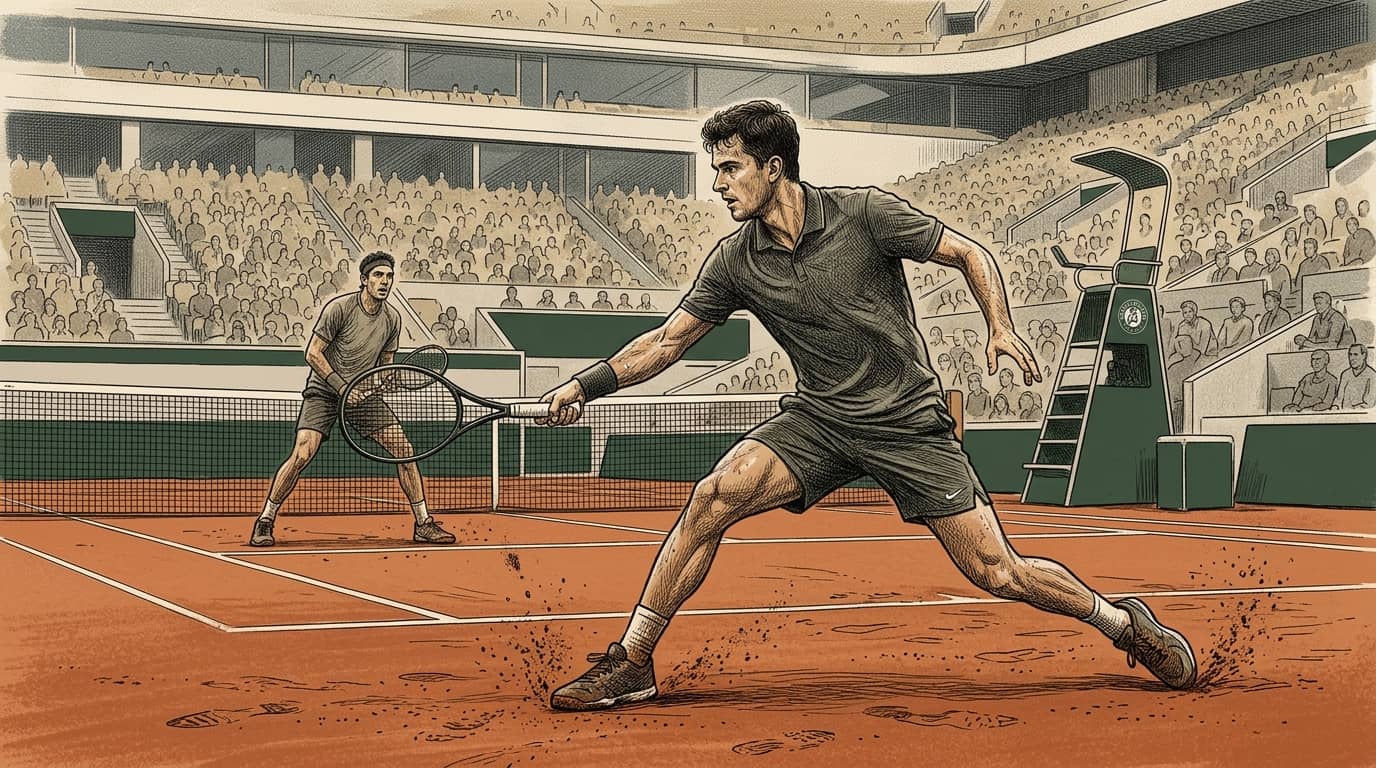 Mensik Leads Navone in Fifth Set at Roland Garros