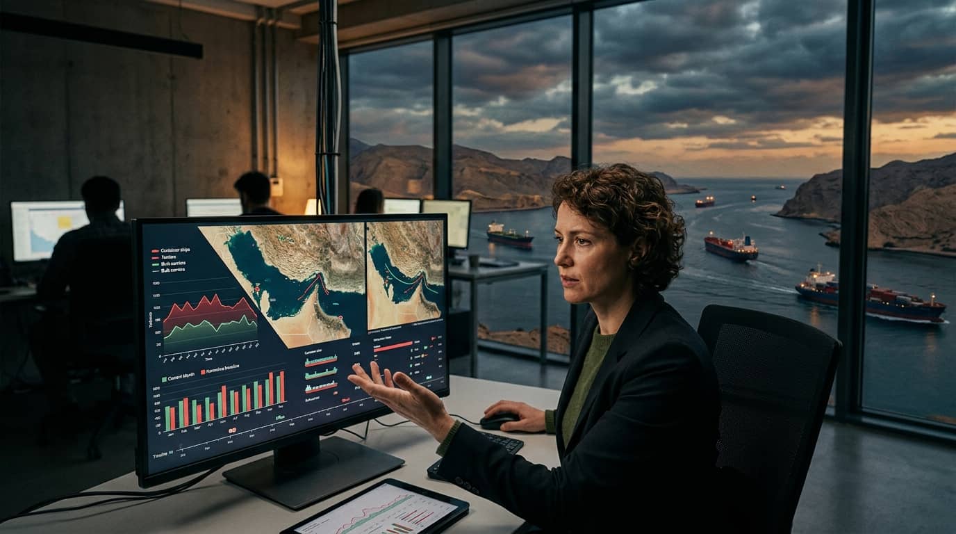 IMF Portwatch Data to Determine Strait of Hormuz Traffic Normality