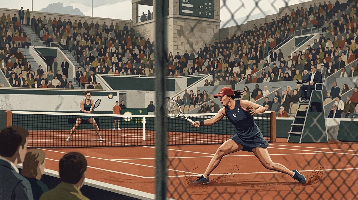 Swiatek Faces Kostyuk in Roland Garros Fourth Round After Dominant Run