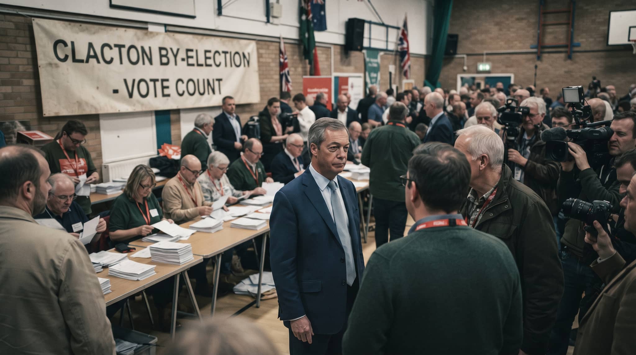 Clacton Votes as Nigel Farage Faces Record 34 Challengers in By-Election
