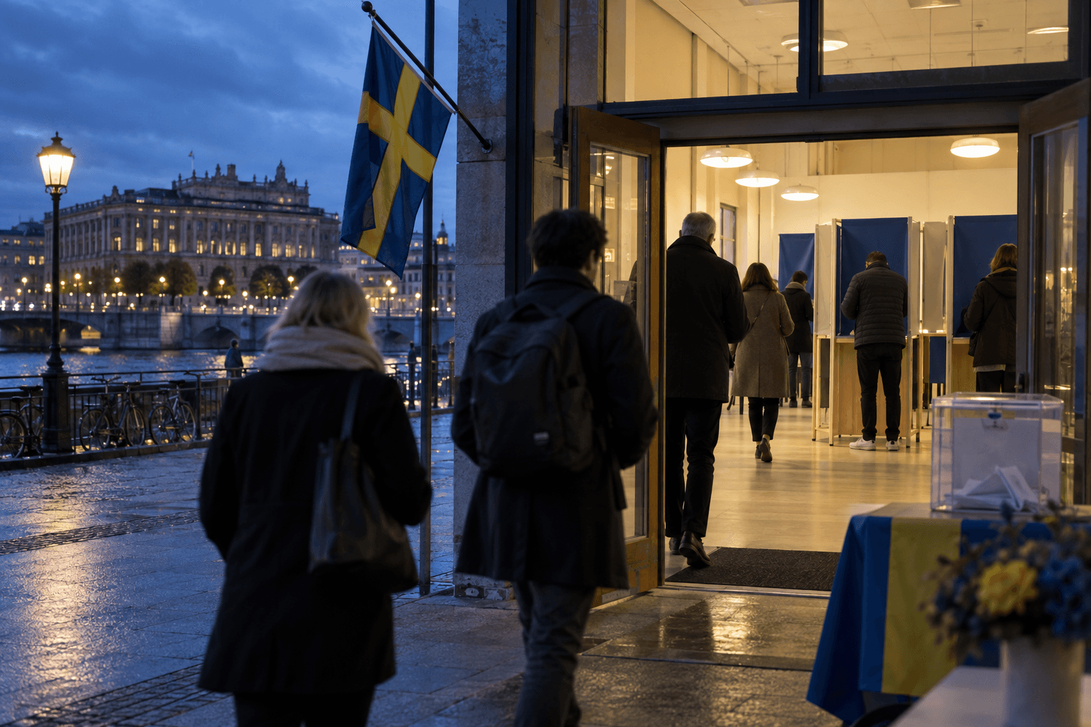 Sweden's Election Tightens as the Liberals Clear a Crucial Threshold