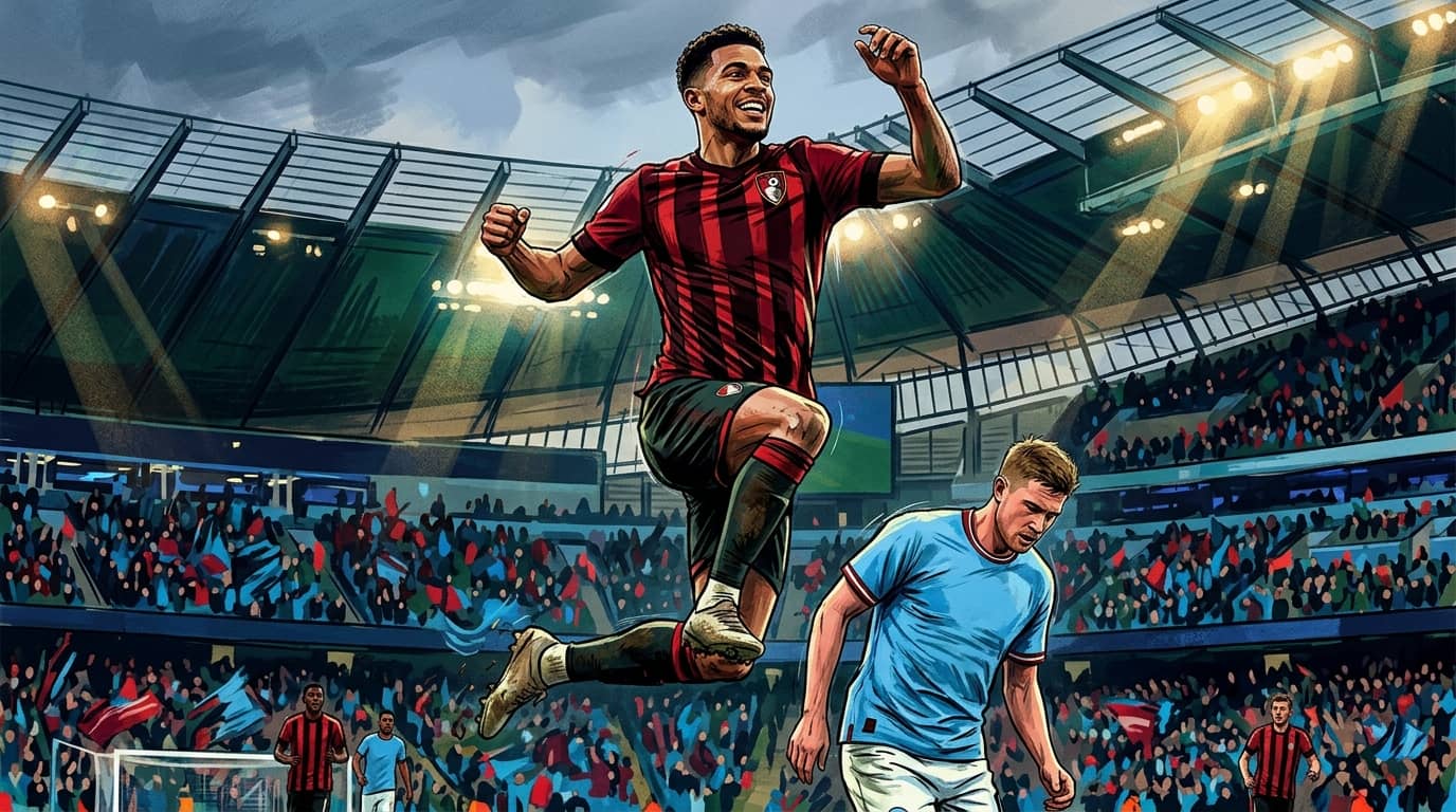 Bournemouth Lead City at Half Time as Etihad Test Begins