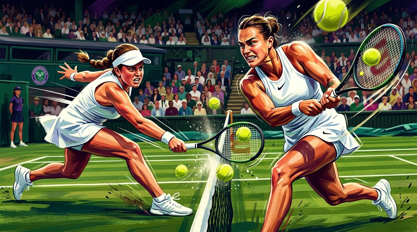 Sabalenka and Ostapenko Collide in Wimbledon Third-Round Blockbuster
