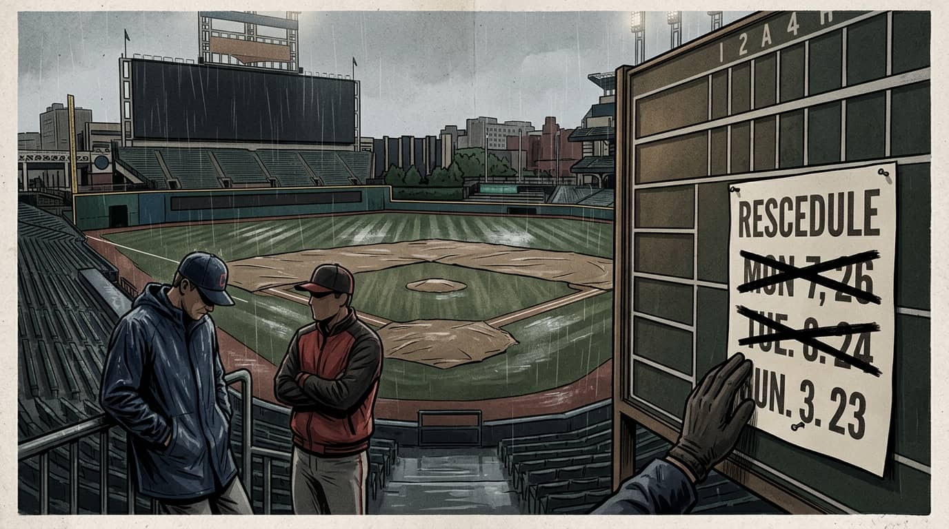Guardians and Reds Play Series Finale After Weather Postponement Reshuffles Schedule