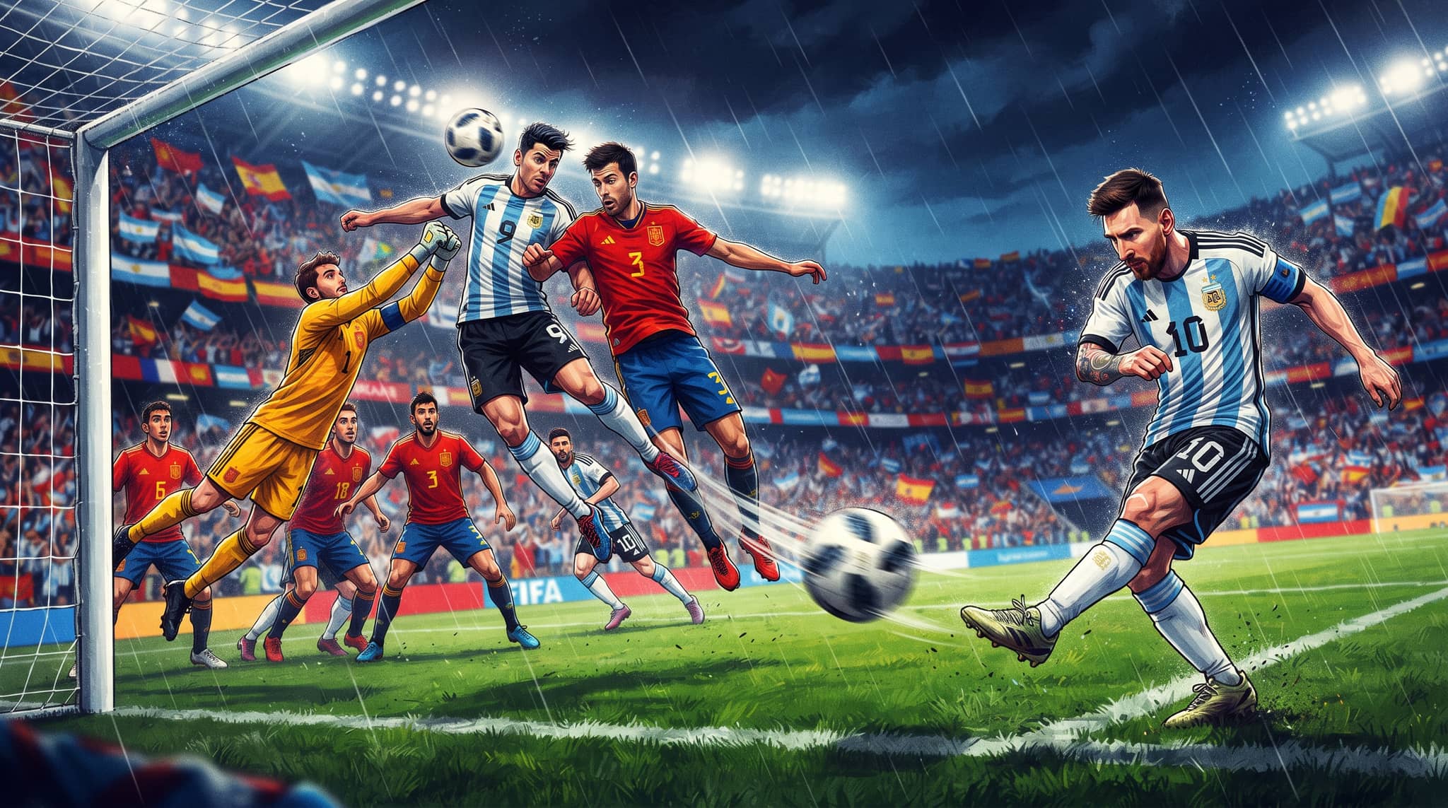 Spain and Argentina Meet in World Cup Final With Corners in Focus