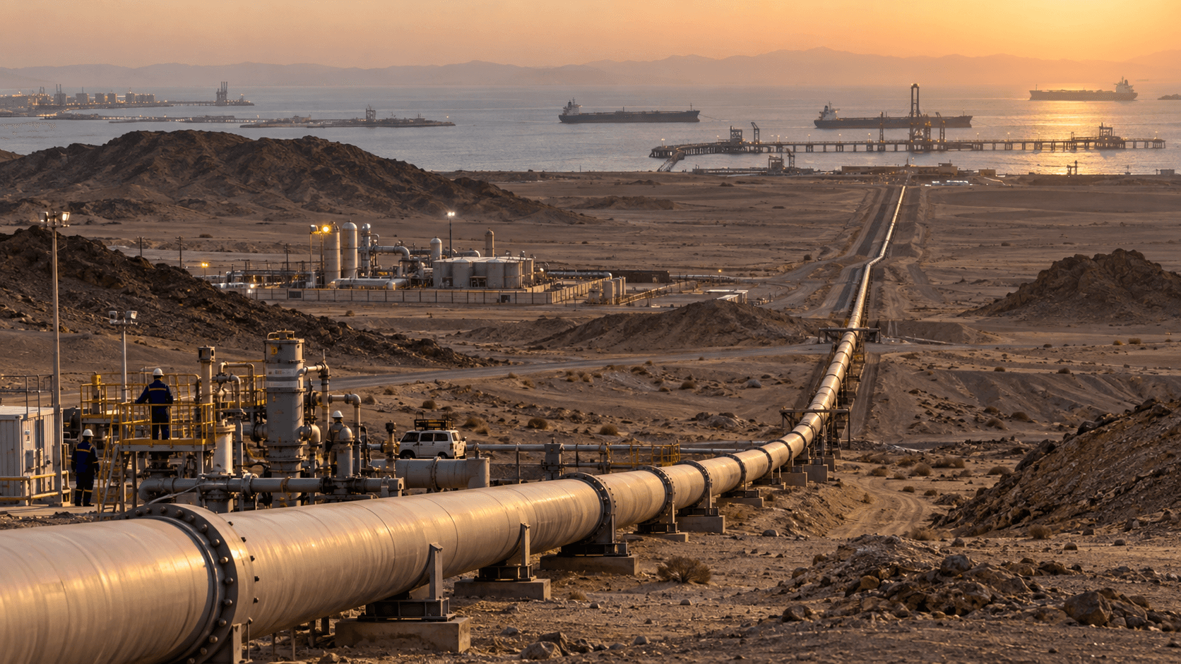 Saudi Arabia Restarts East-West Oil Pipeline as Yanbu Exports Near Return