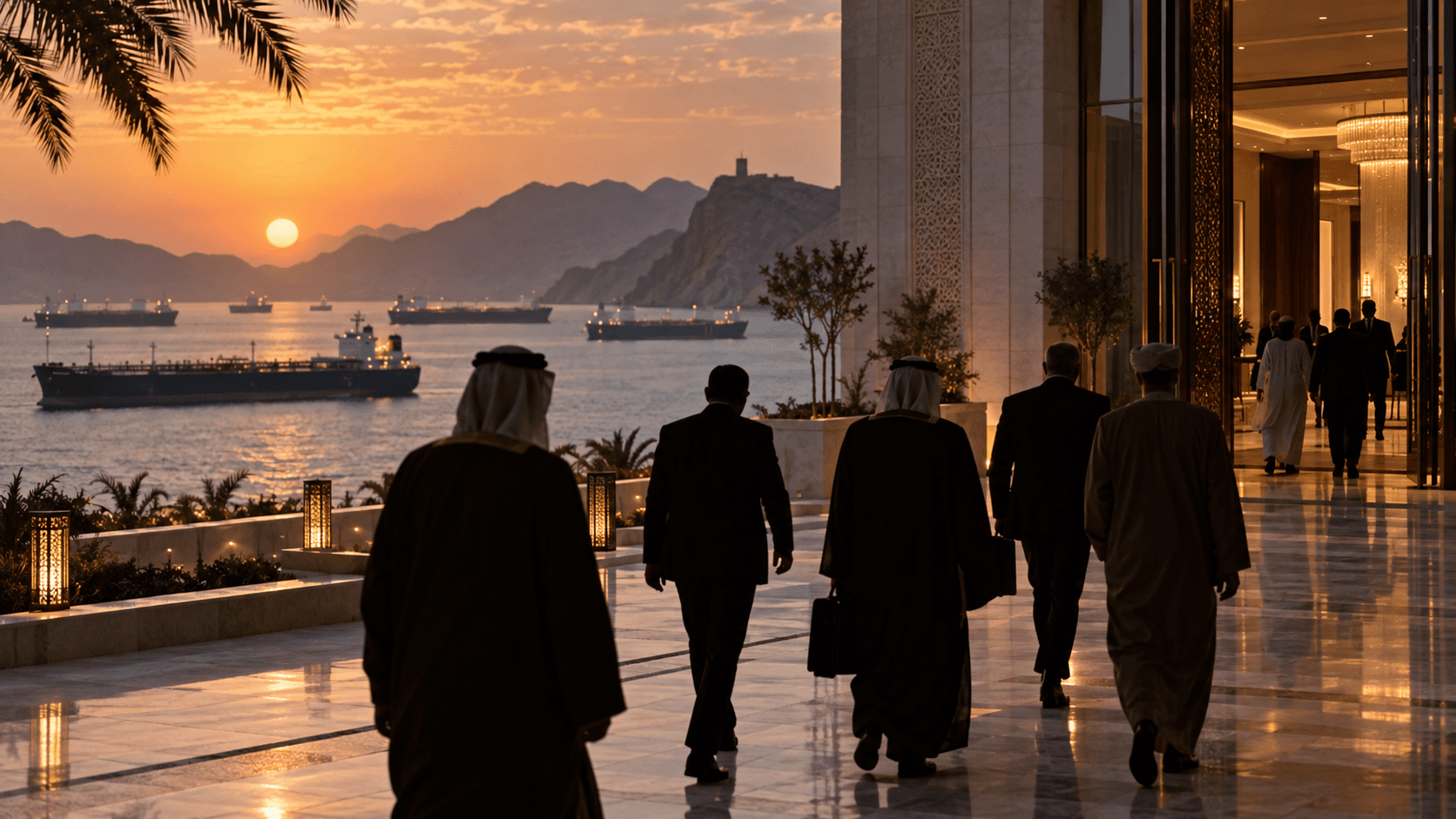 Iran and Gulf States Head to Oman for High-Stakes Hormuz Shipping Talks