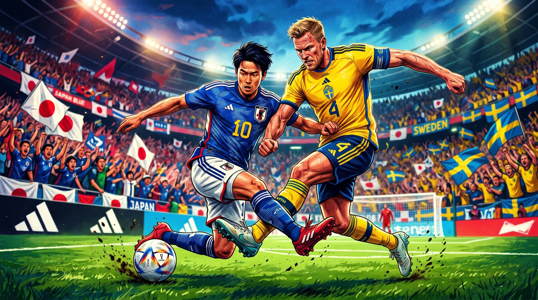 Japan and Sweden Meet in Must-Win Group F World Cup Clash