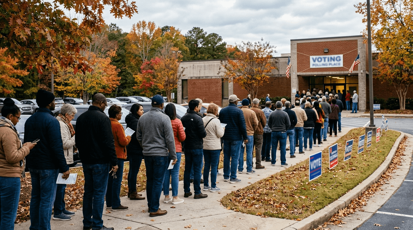 A narrow poll lead leaves Georgia’s governor’s race unsettled