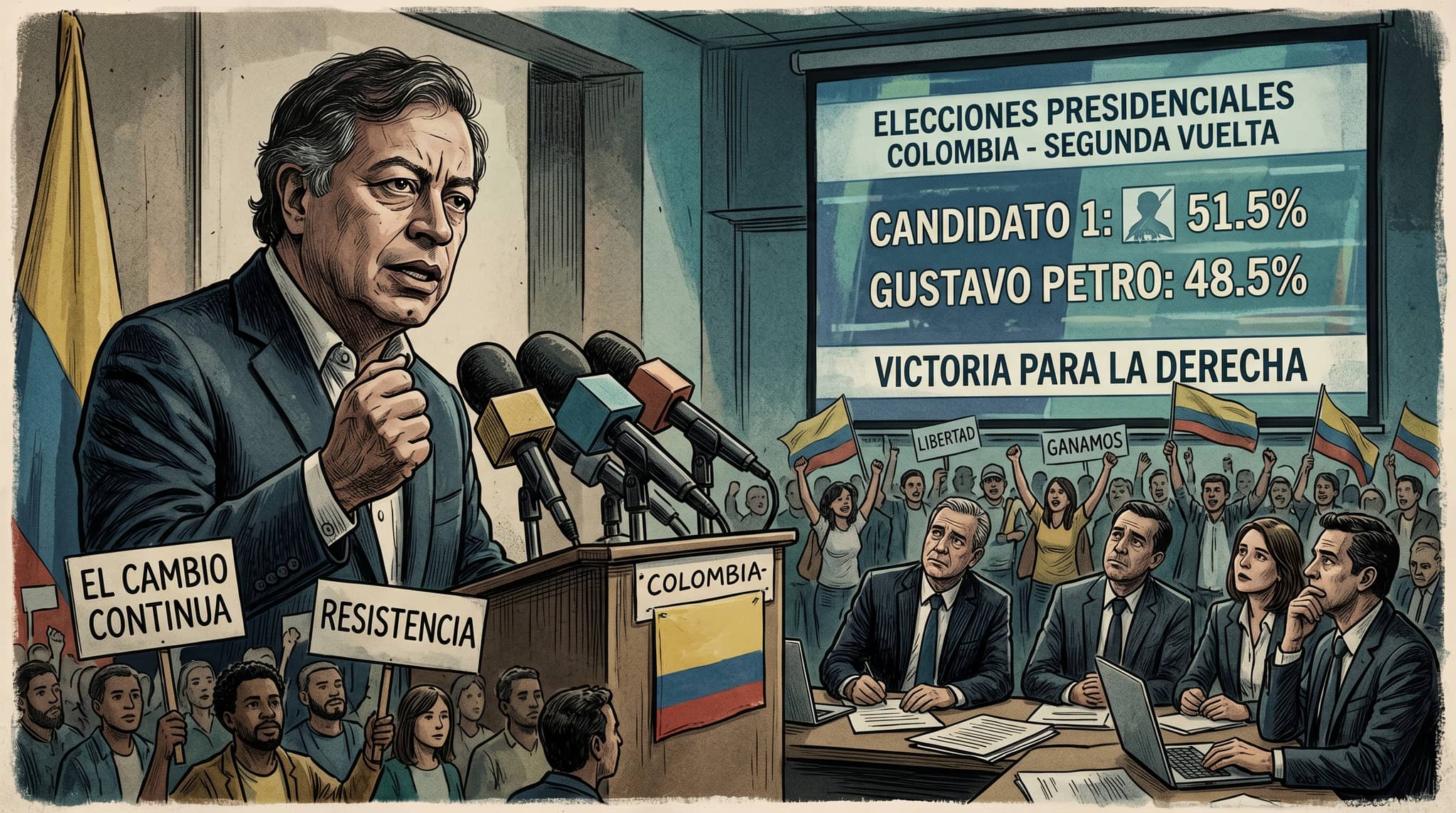 Petro Refuses to Concede After Far-Right Candidate Wins Colombia's Presidential Runoff