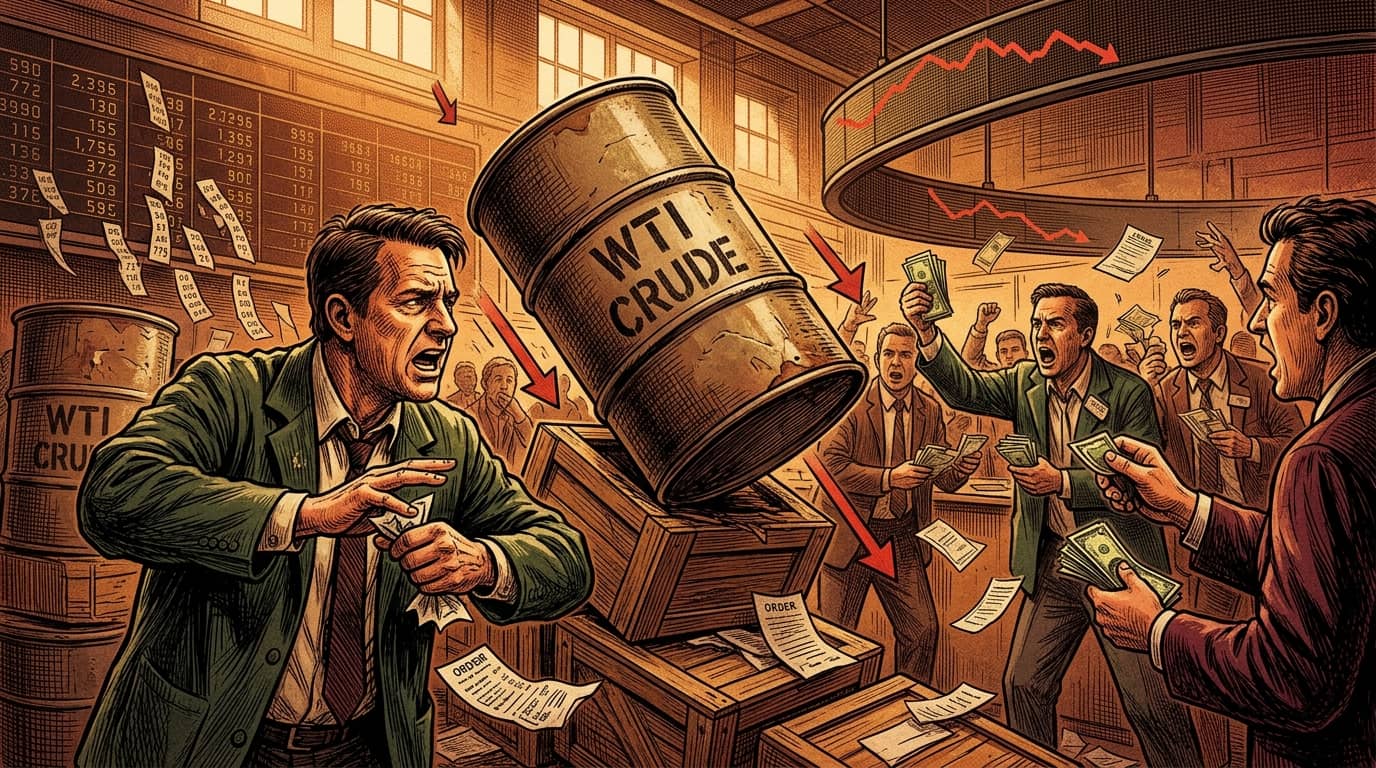 WTI Crude Sinks to $87 as July Contract Faces Sudden Selloff