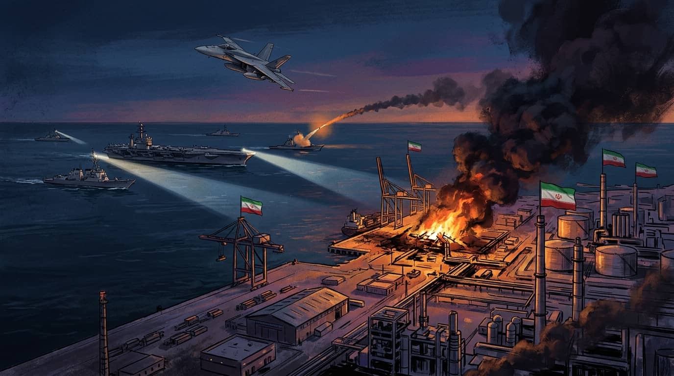 US and Iran Trade Strikes for Eighth Night as Ceasefire Framework Collapses
