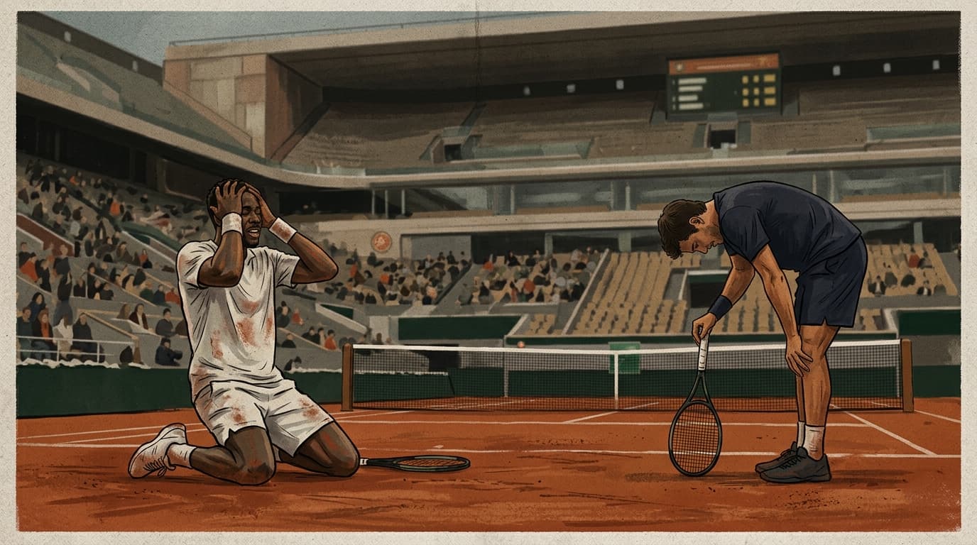 Kouame Outlasts Vallejo in Five-Set Marathon at Roland Garros