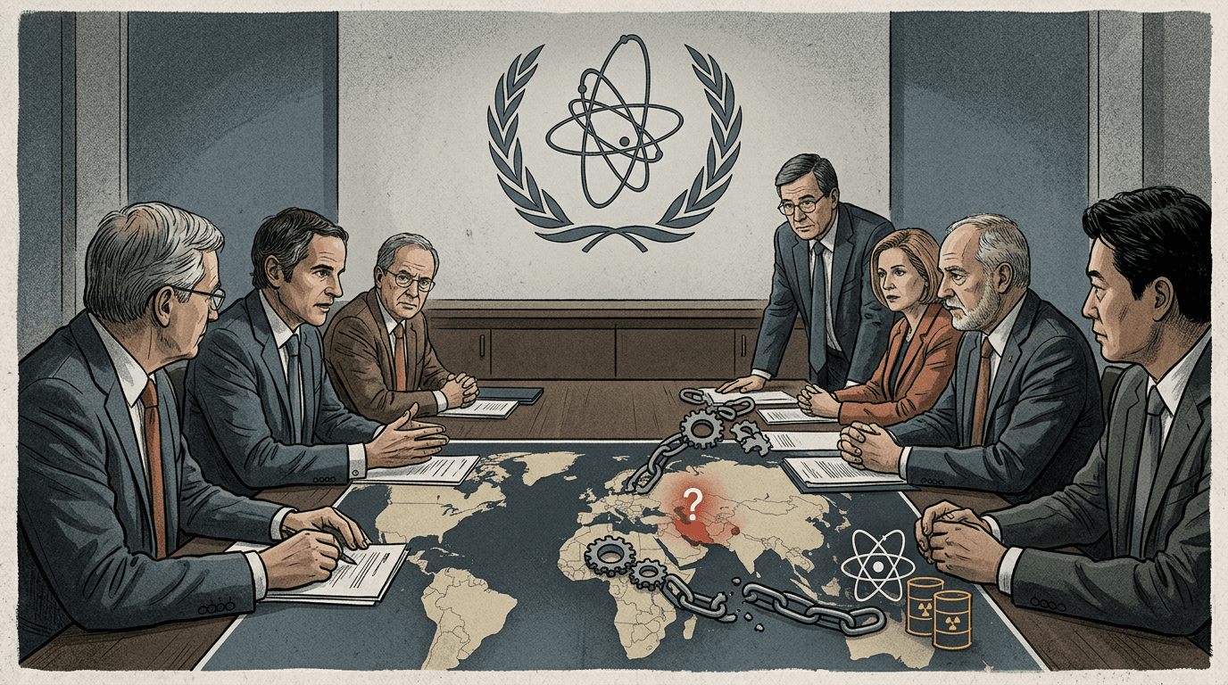IAEA Board Warns Iran Verification Lapses Pose Proliferation Concern