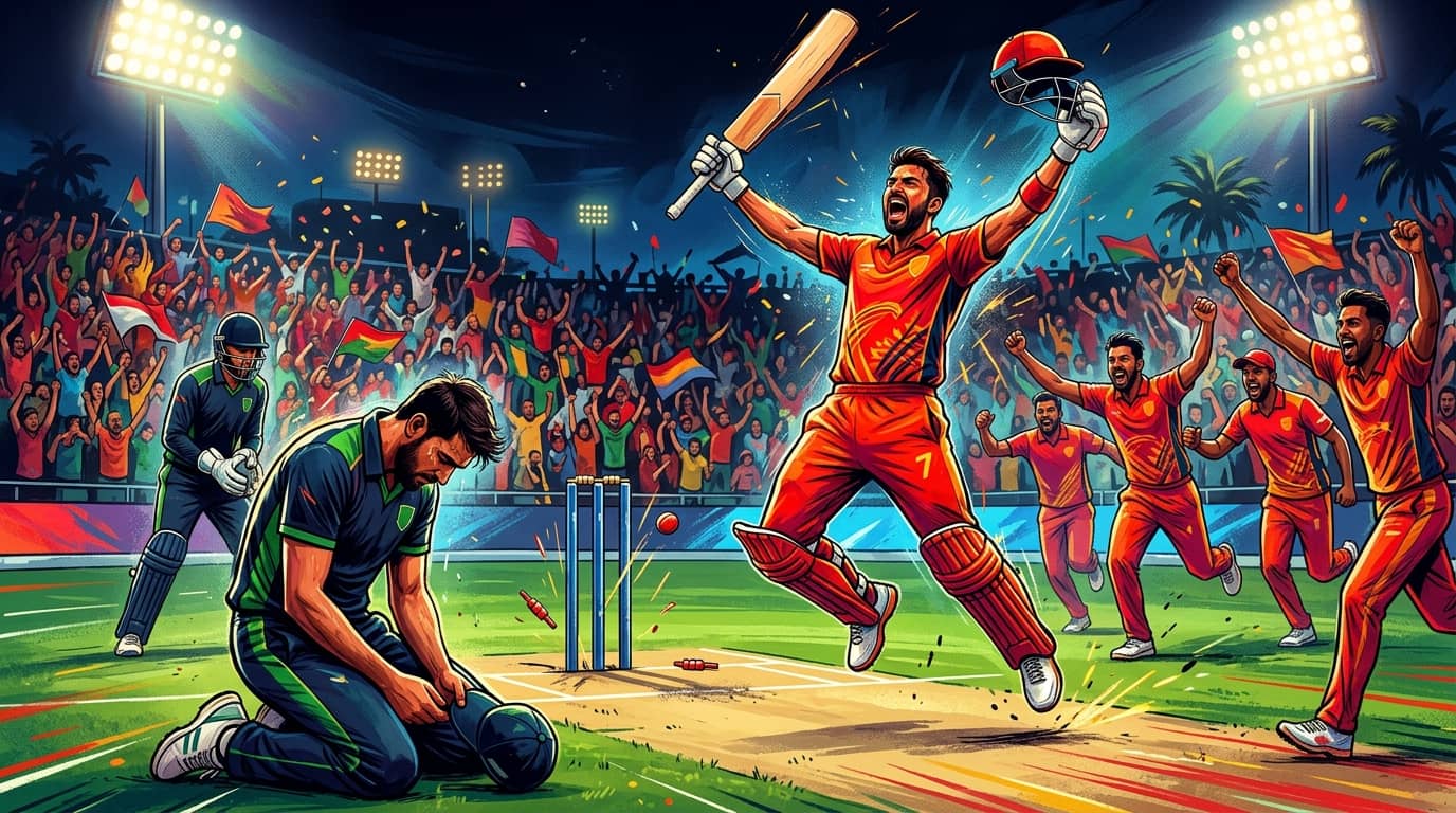 Falcons Beat Patriots by Seven Wickets in CPL Clash