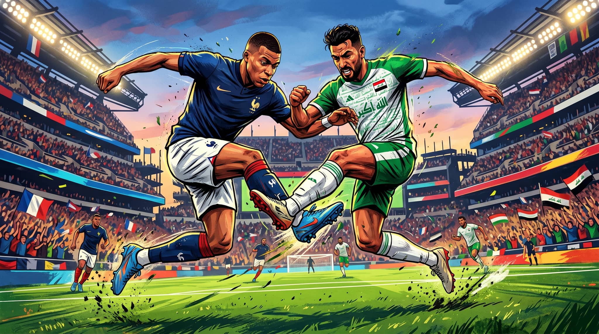 France and Iraq Meet for First World Cup Clash in Philadelphia