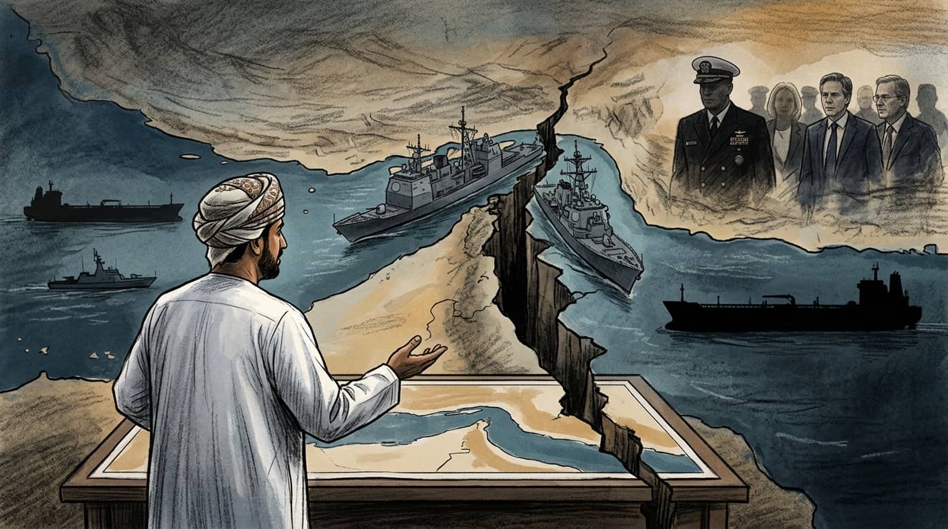 Oman-Led Diplomatic Push on Strait of Hormuz Faces Wide Gap Over US Blockade