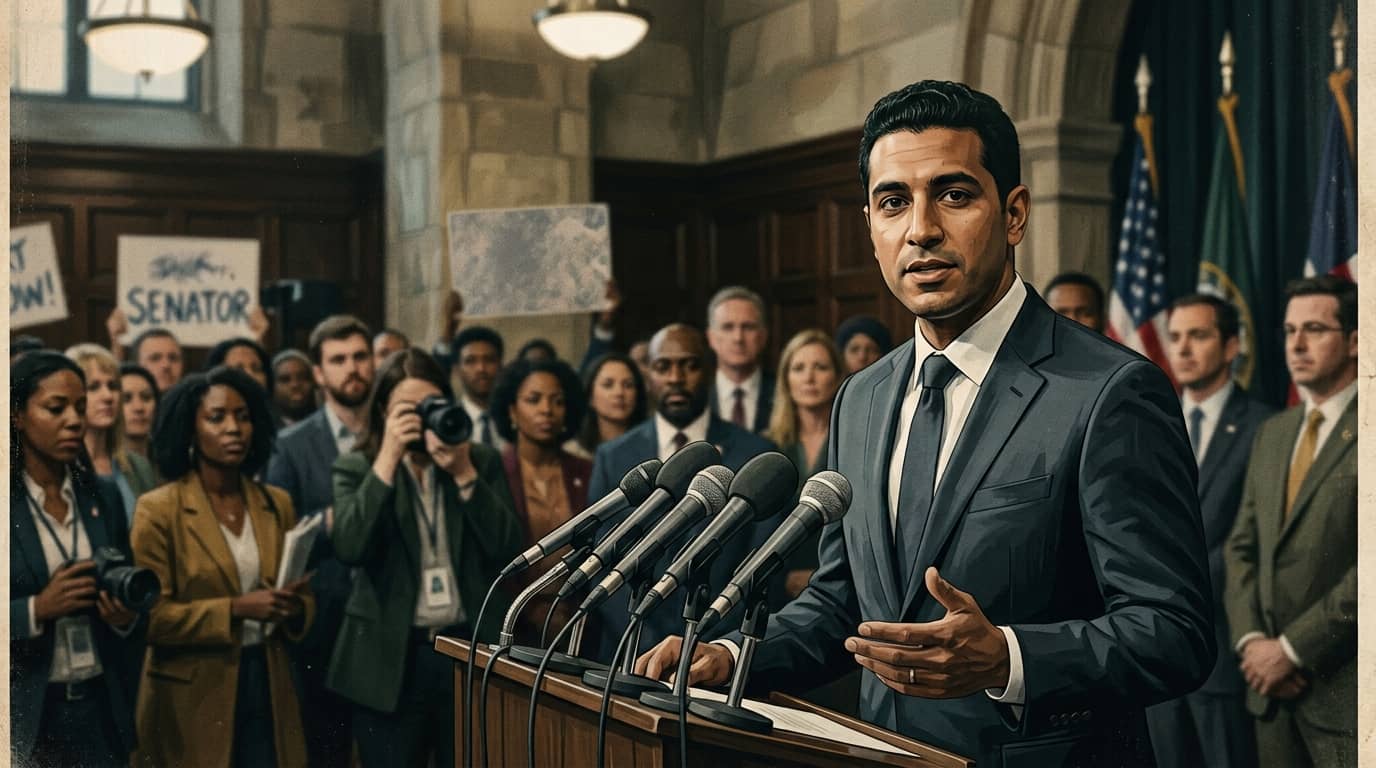 Progressive Senate Primary Winner El-Sayed Draws Early 2028 White House Speculation