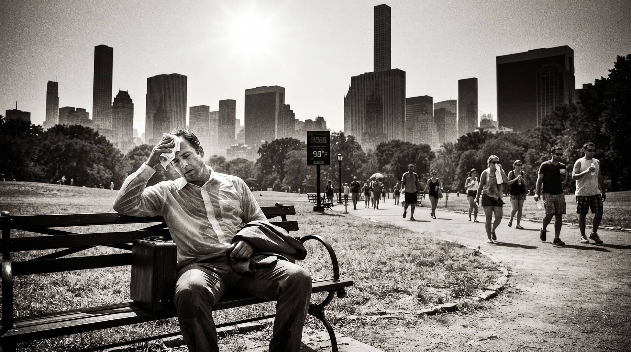 New York City Heat Wave Drives Central Park Toward Near-Record High on July 3