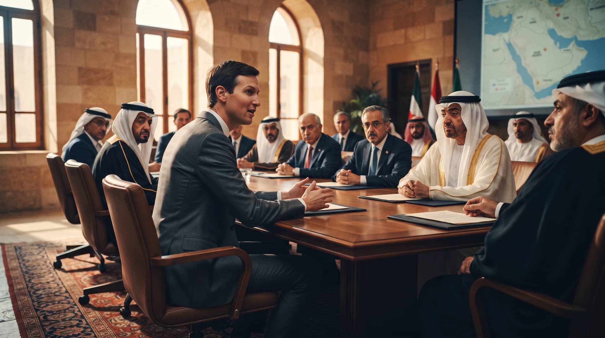 Kushner Meets Middle East Leaders as Push for Iran Peace Talks Continues